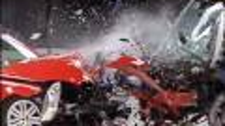 IIHS Small Car Test: Three Gruesome Slow-Motion Crash Videos